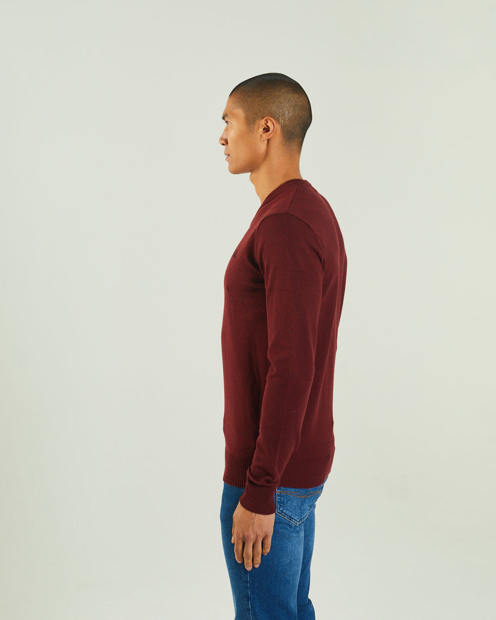 Tony V Neck Biking Red Melange