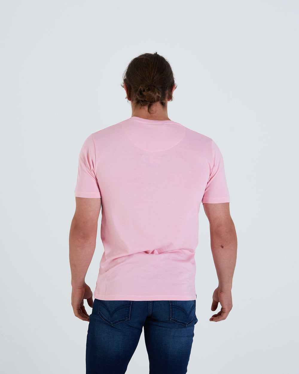Basic Scott O Neck Tee Cameo Pink