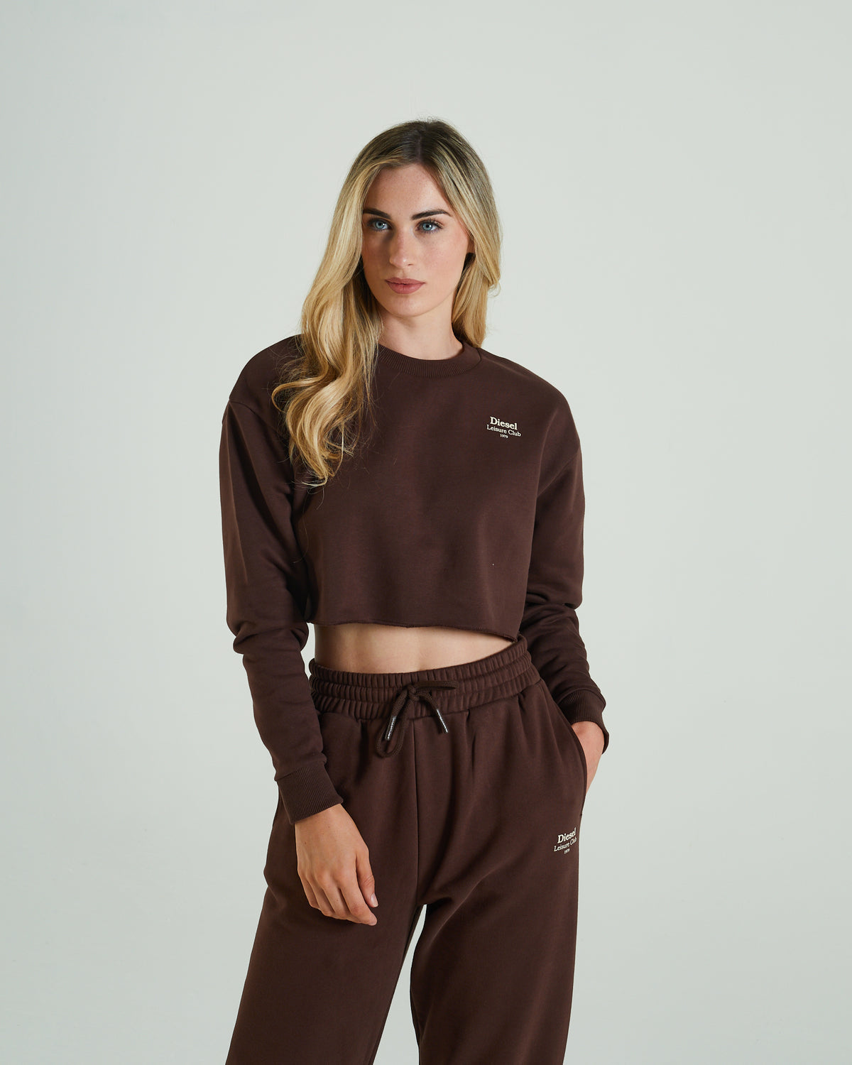 True Cropped Sweater Deep Coco