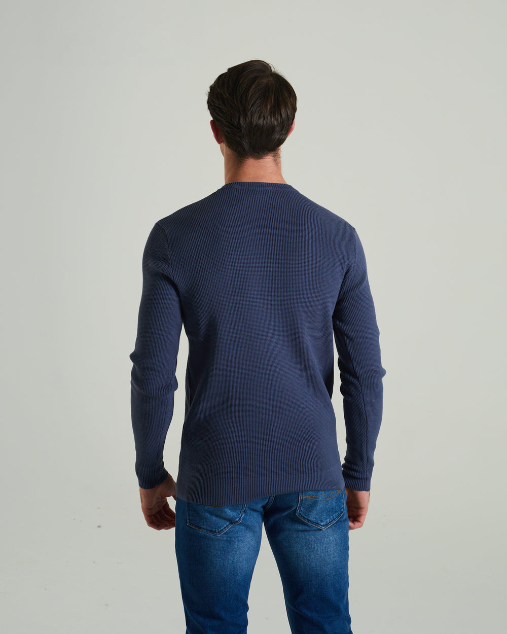 Waldon Sweater Steel Indigo